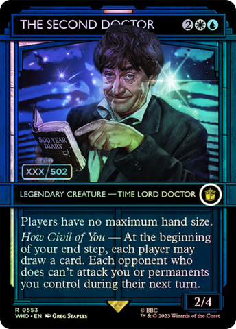 {R} The Second Doctor (Serial Numbered) [Doctor Who][SR WHO 553]