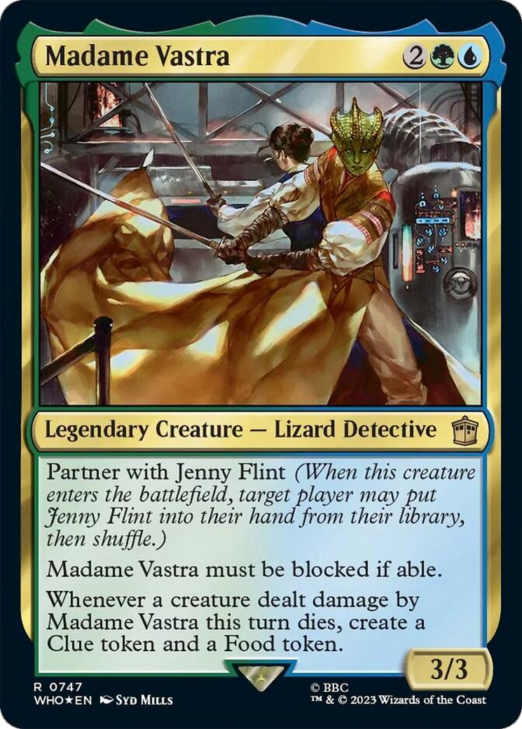 {R} Madame Vastra (Surge Foil) [Doctor Who][WHO 747]