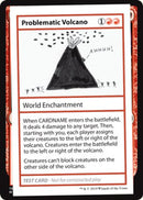 {R} Problematic Volcano (2021 Edition) [Mystery Booster Playtest Cards][CMB1 060]