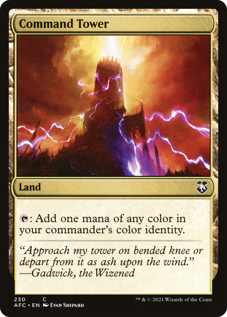 {C} Command Tower [Dungeons & Dragons: Adventures in the Forgotten Realms Commander][AFC 230]