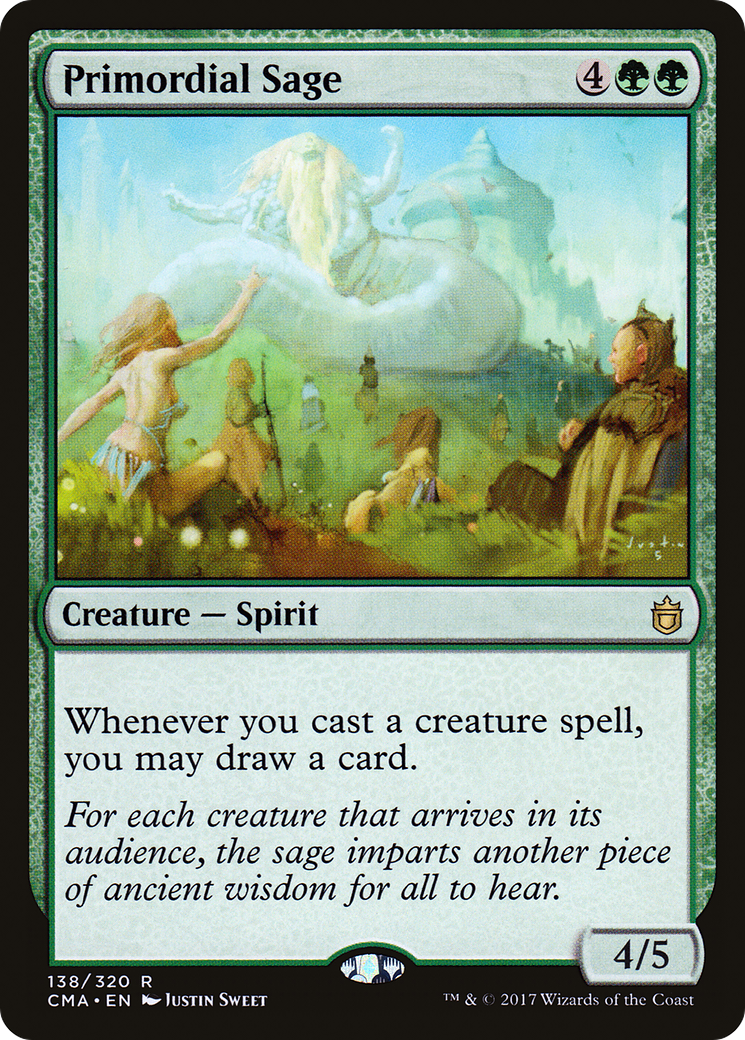 {R} Primordial Sage [Commander Anthology][CMA 138]