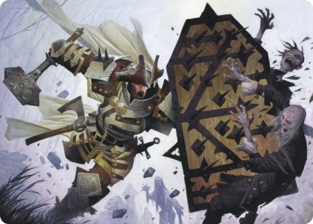 {A} Estwald Shieldbasher Art Card [Innistrad: Crimson Vow Art Series][AVOW 009]