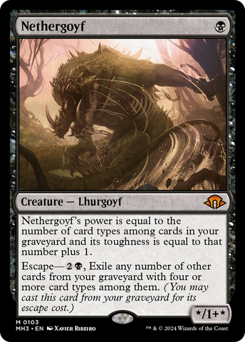 {R} Nethergoyf [Modern Horizons 3][MH3 103]