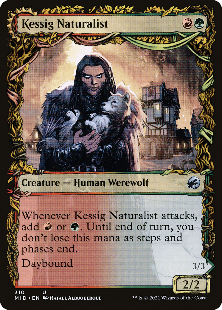 {C} Kessig Naturalist // Lord of the Ulvenwald (Showcase Equinox) [Innistrad: Midnight Hunt][MID 310]