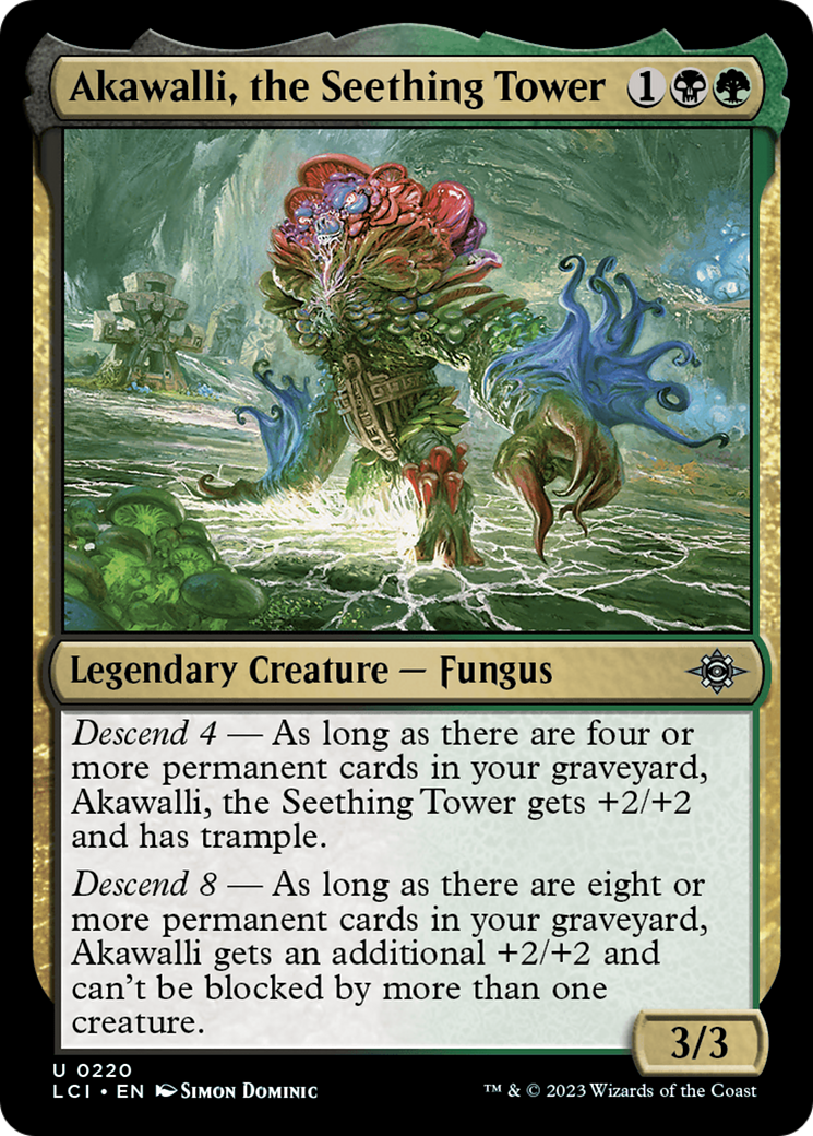 {@C} Akawalli, the Seething Tower [The Lost Caverns of Ixalan][LCI 220]