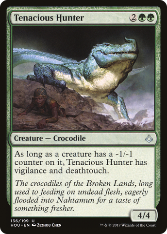 {C} Tenacious Hunter [Hour of Devastation][HOU 136]