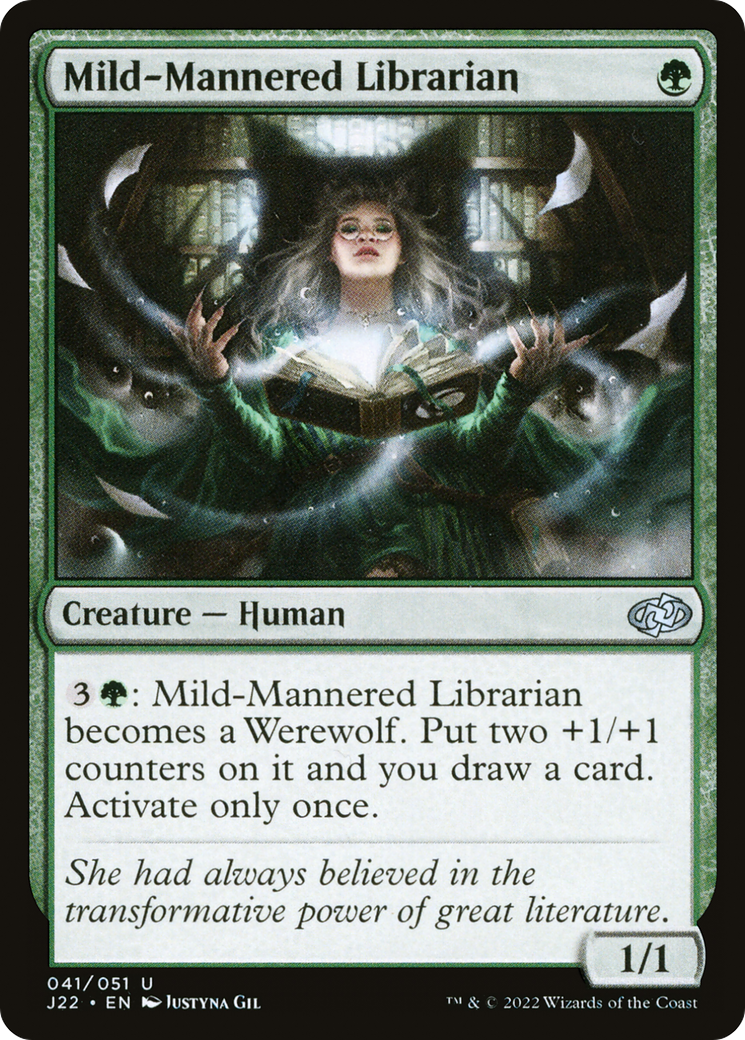 {C} Mild-Mannered Librarian [Jumpstart 2022][J22 041]