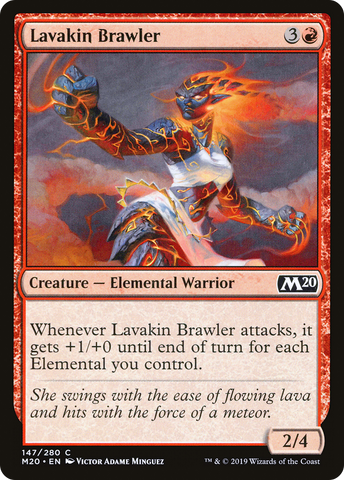 {C} Lavakin Brawler [Core Set 2020][M20 147]