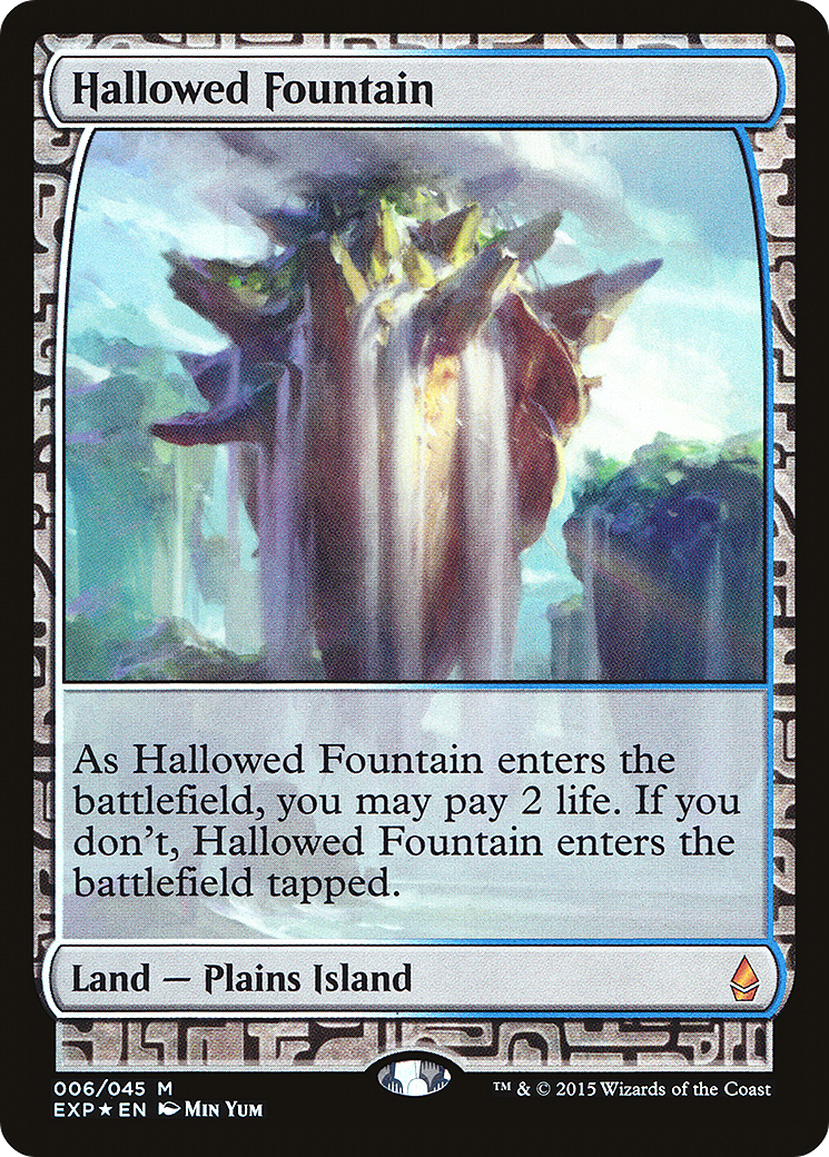 {R} Hallowed Fountain [Zendikar Expeditions][EXP 006]