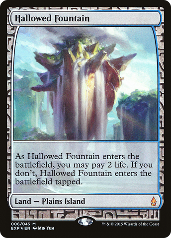 {R} Hallowed Fountain [Zendikar Expeditions][EXP 006]