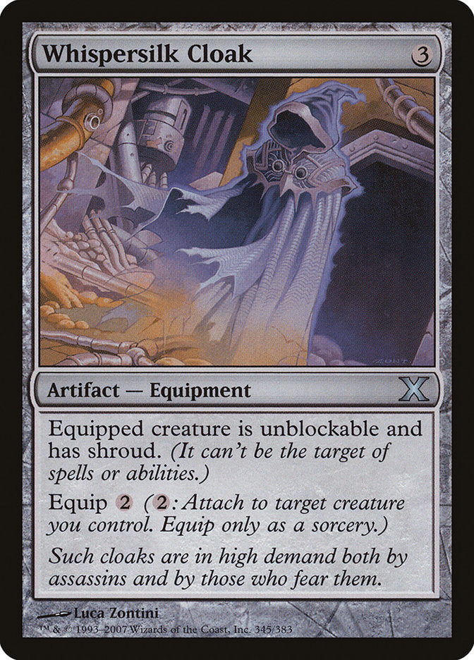 {C} Whispersilk Cloak [Tenth Edition][10E 345]