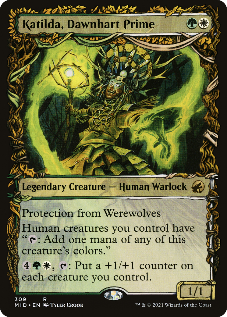{R} Katilda, Dawnhart Prime (Showcase Equinox) [Innistrad: Midnight Hunt][MID 309]