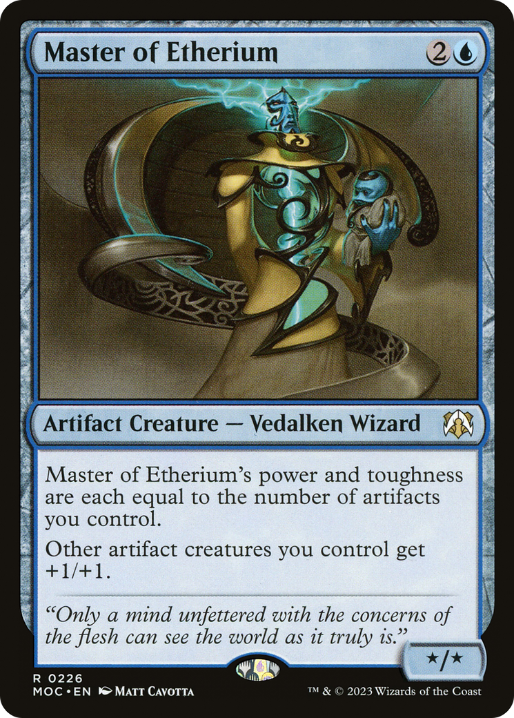 {R} Master of Etherium [March of the Machine Commander][MOC 226]