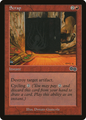 {C} Scrap [Urza's Saga][USG 213]