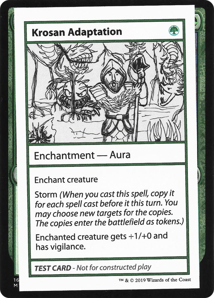 {R} Krosan Adaptation (2021 Edition) [Mystery Booster Playtest Cards][CMB1 080]