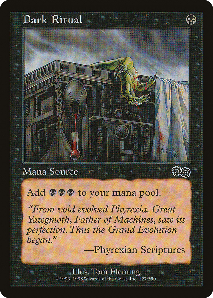 {C} Dark Ritual [Urza's Saga][USG 127]