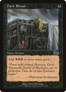 {C} Dark Ritual [Urza's Saga][USG 127]