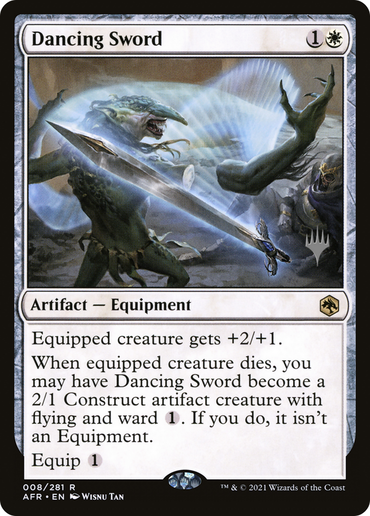 {R} Dancing Sword (Promo Pack) [Dungeons & Dragons: Adventures in the Forgotten Realms Promos][PP AFR 008]