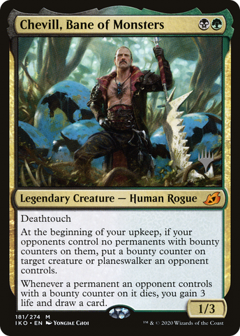 {R} Chevill, Bane of Monsters (Promo Pack) [Ikoria: Lair of Behemoths Promos][PP IKO 181]