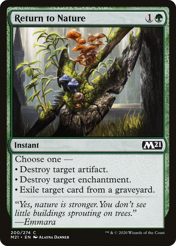 {C} Return to Nature [Core Set 2021][M21 200]