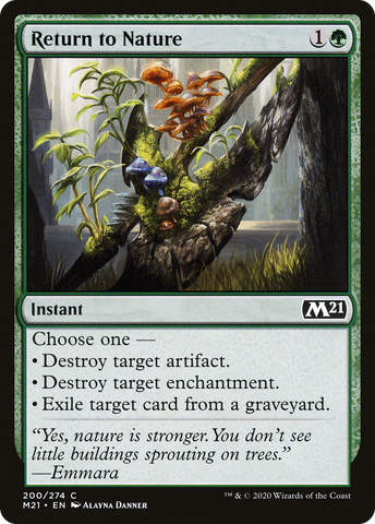 {C} Return to Nature [Core Set 2021][M21 200]