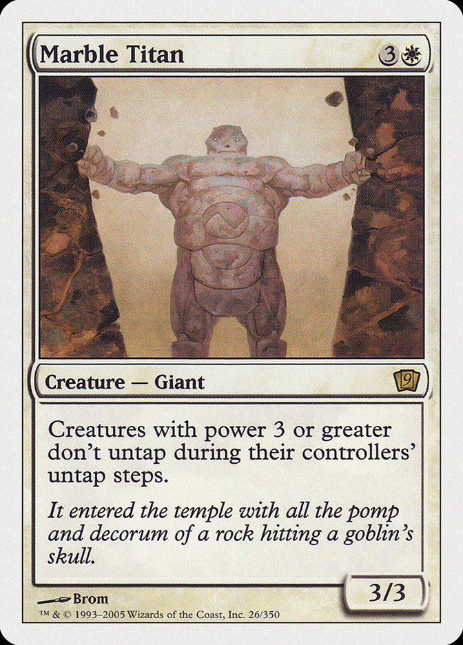 {R} Marble Titan [Ninth Edition][9ED 026]