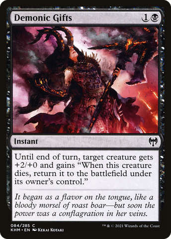 {C} Demonic Gifts [Kaldheim][KHM 084]