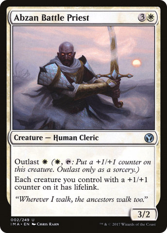 {C} Abzan Battle Priest [Iconic Masters][IMA 002]