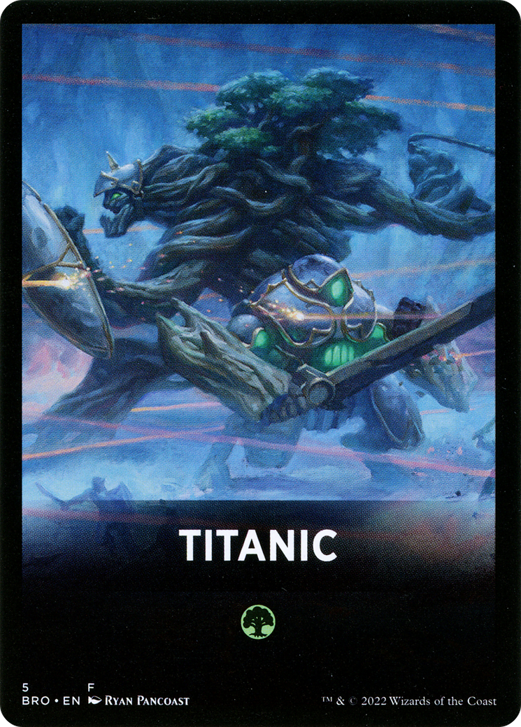 {T} Titanic Theme Card [The Brothers' War Tokens][TBRO 005]