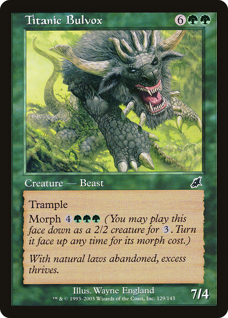 {C} Titanic Bulvox [Scourge][SCG 129]