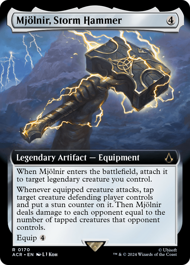 {R} Mjolnir, Storm Hammer (Extended Art) [Assassin's Creed][ACR 170]
