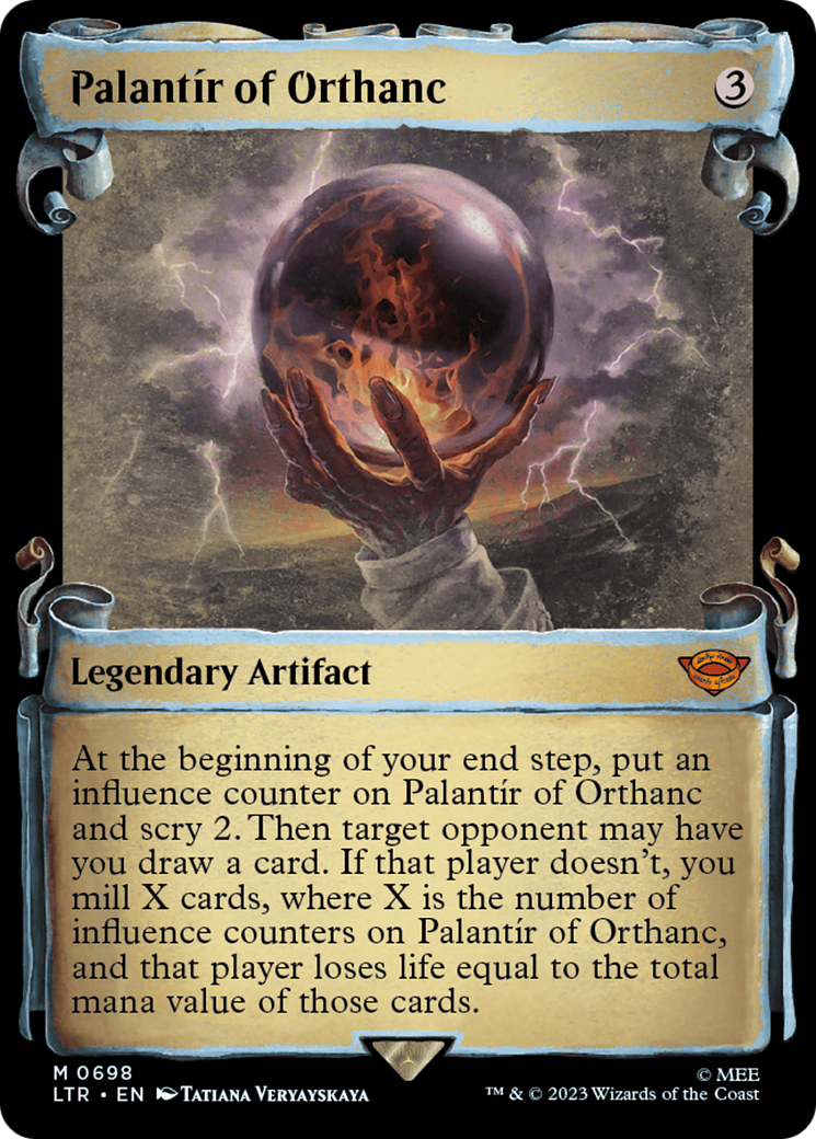 {R} Palantir of Orthanc [The Lord of the Rings: Tales of Middle-Earth Showcase Scrolls][LTR 698]