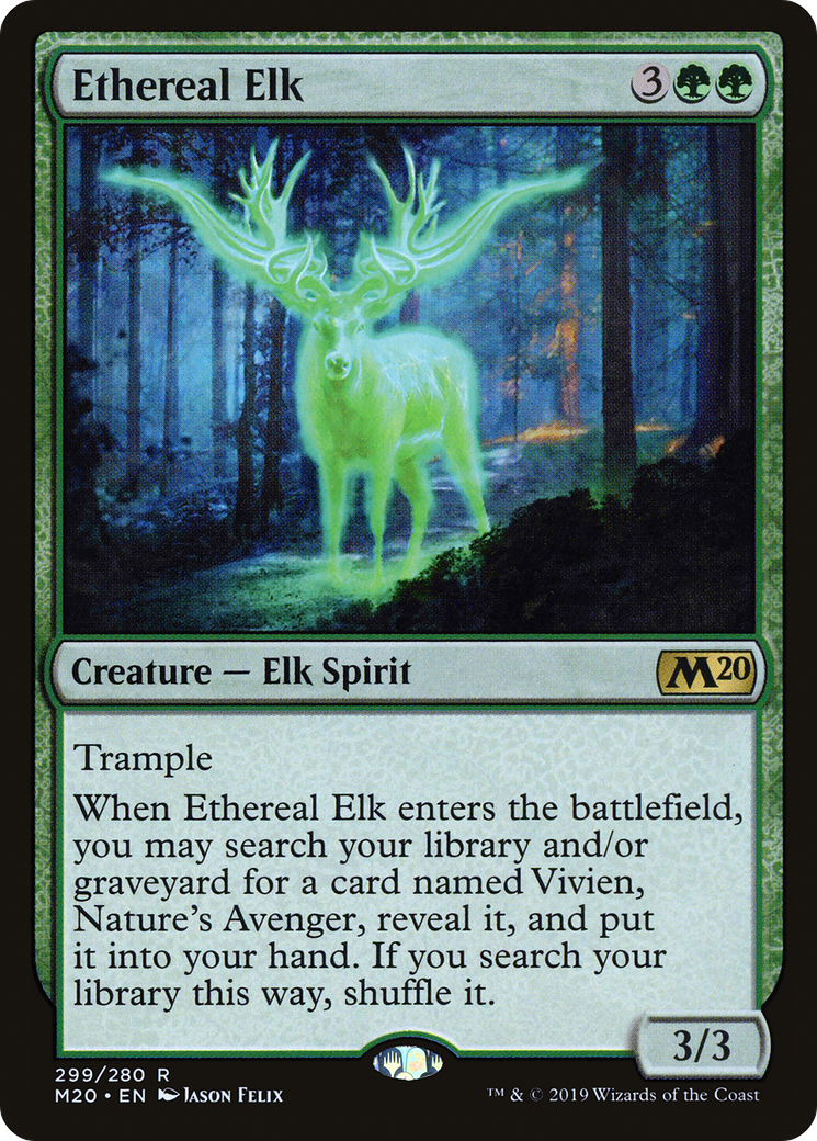 {R} Ethereal Elk [Core Set 2020][M20 299]