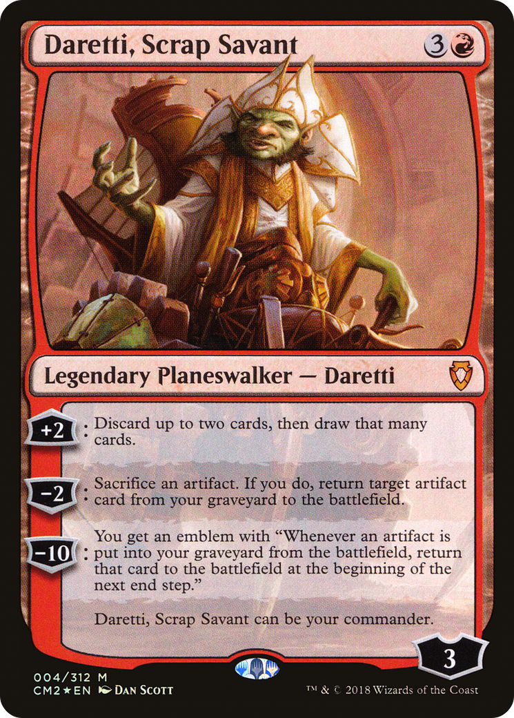 {R} Daretti, Scrap Savant [Commander Anthology Volume II][CM2 004]