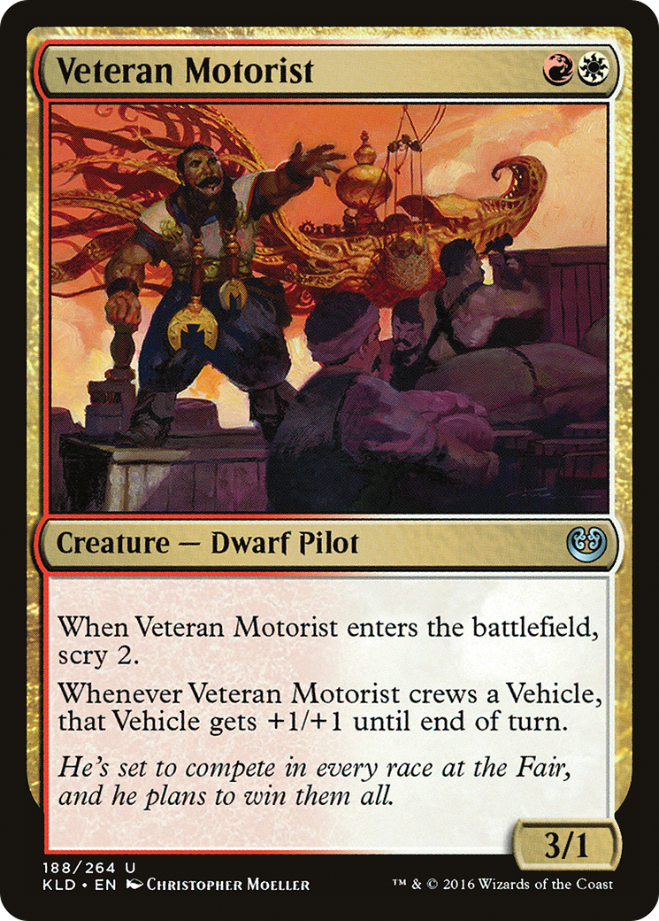 {C} Veteran Motorist [Kaladesh][KLD 188] - Misty Mountain Games
