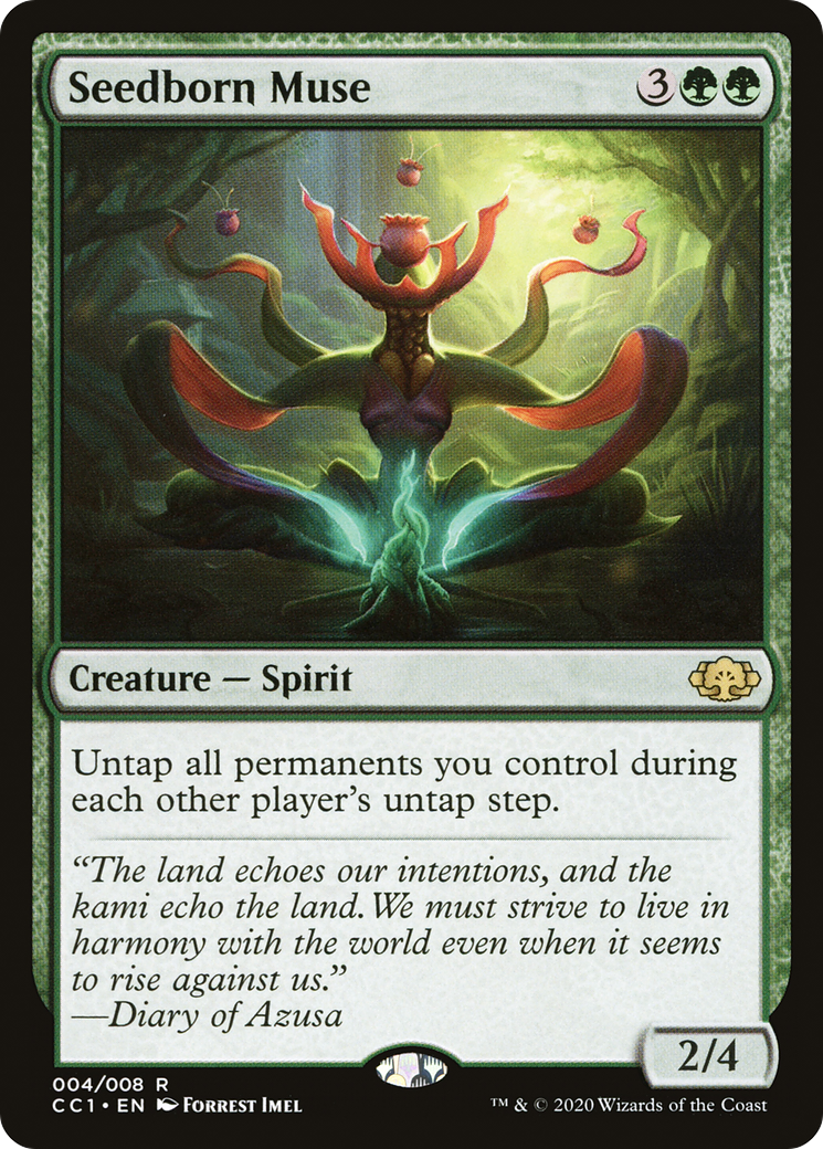 {R} Seedborn Muse [Commander Collection: Green][CC1 004]
