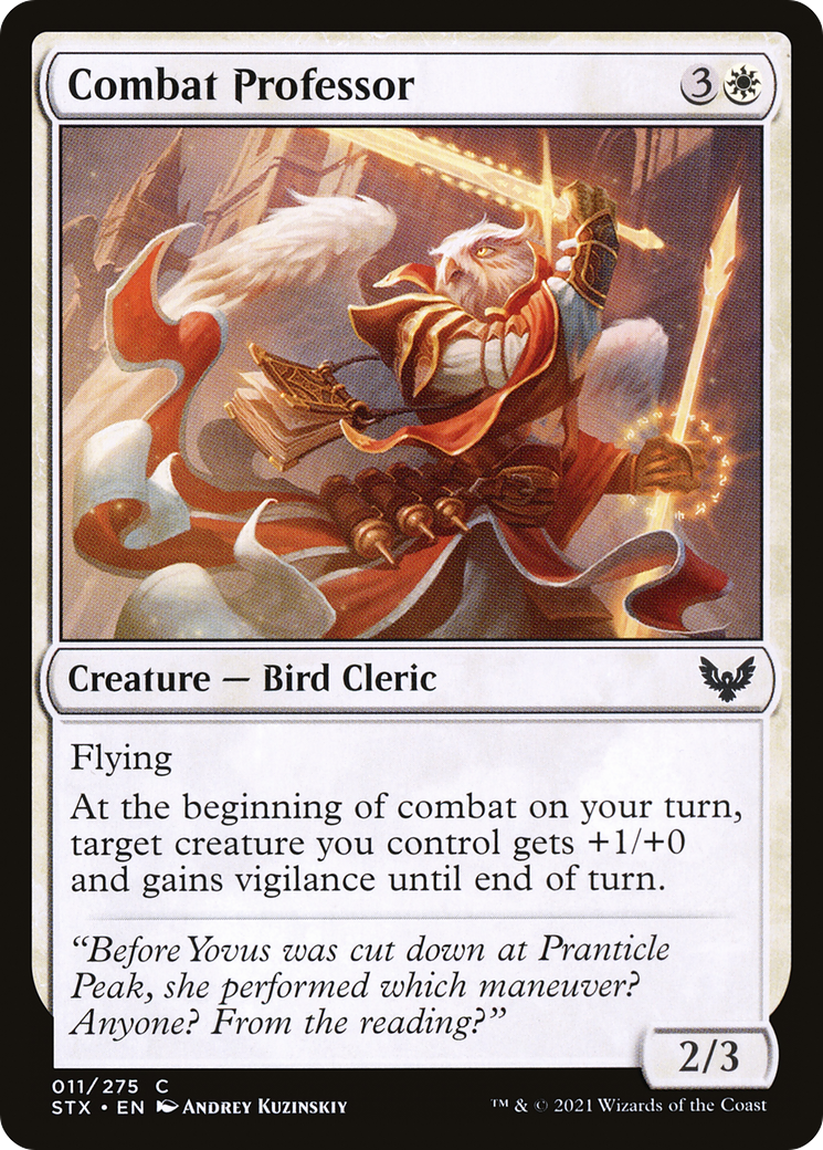 {C} Combat Professor (011/275) [Strixhaven: School of Mages][STX 011]