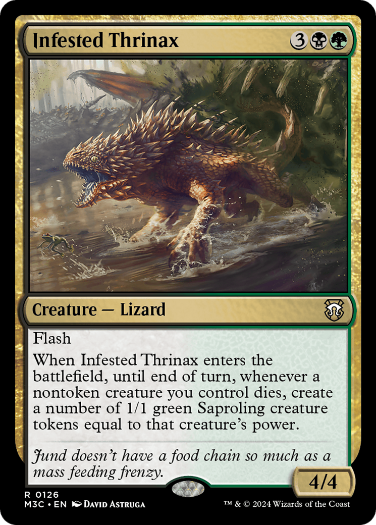 {R} Infested Thrinax [Modern Horizons 3 Commander][M3C 126]