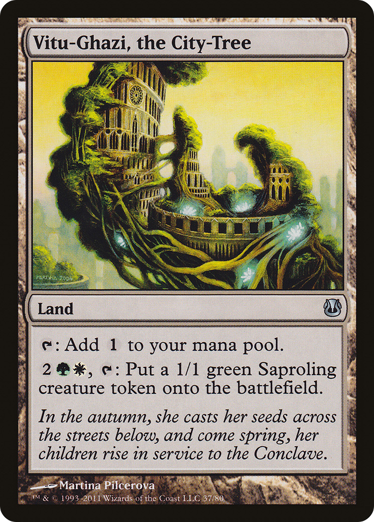 {C} Vitu-Ghazi, the City-Tree [Duel Decks: Ajani vs. Nicol Bolas][DDH 037]