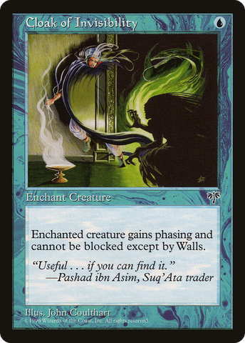 {C} Cloak of Invisibility [Mirage][MIR 058]