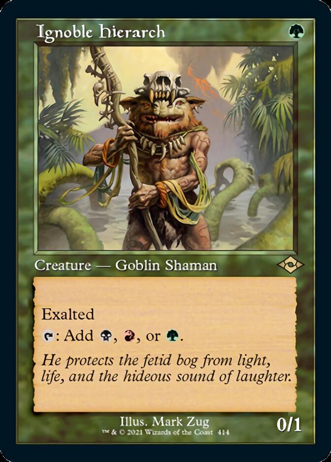{R} Ignoble Hierarch (Retro Foil Etched) [Modern Horizons 2][RF ET MH2 414]