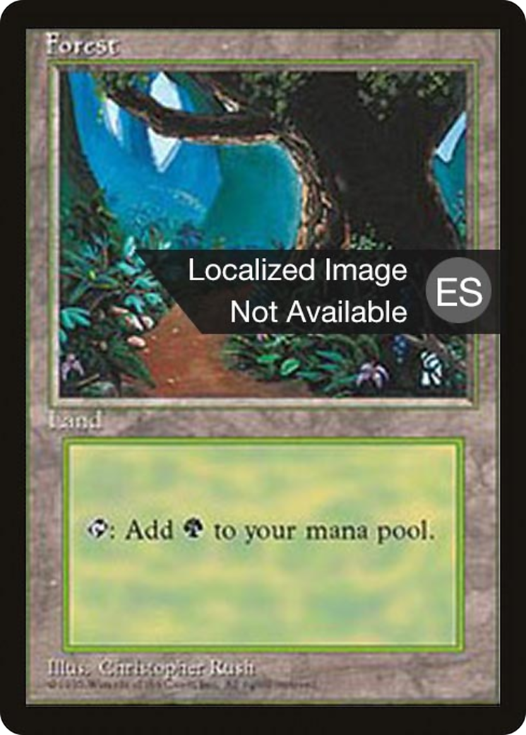 {B}[FBB 4ED 377] Forest (B) [Fourth Edition (Foreign Black Border)]