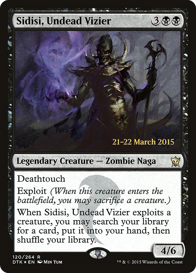 {R} Sidisi, Undead Vizier [Dragons of Tarkir Prerelease Promos][PR DTK 120] - Misty Mountain Games