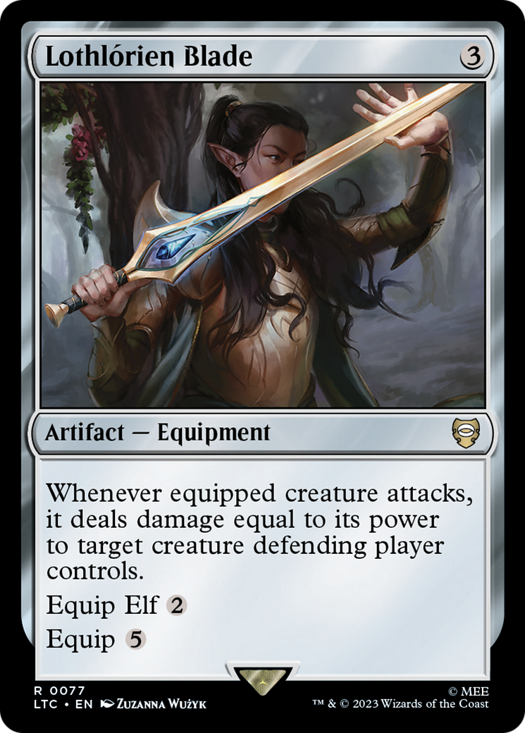 {R} Lothlorien Blade [The Lord of the Rings: Tales of Middle-Earth Commander][LTC 077]