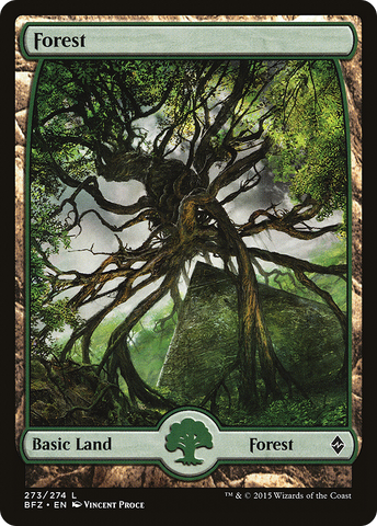 {B}[BFZ 273] Forest (273) [Battle for Zendikar]