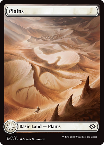 {B} Plains (0272) [Tarkir: Dragonstorm][TDM 272]