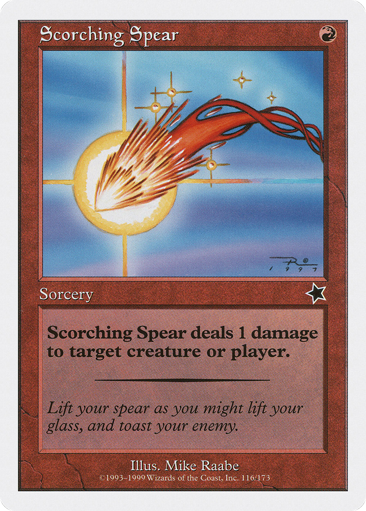 {C} Scorching Spear [Starter 1999][S99 116] - Misty Mountain Games