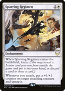 {R} Sparring Regimen (Promo Pack) [Strixhaven: School of Mages Promos][PP STX 029]