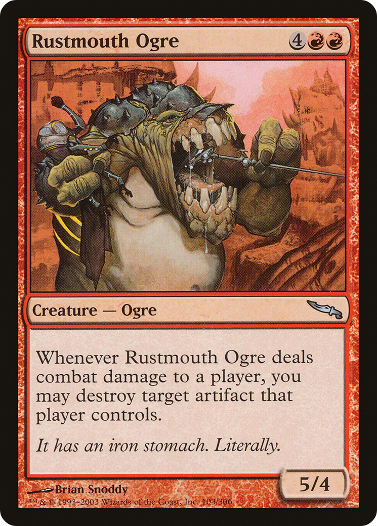 {C} Rustmouth Ogre [Mirrodin][MRD 103] - Misty Mountain Games