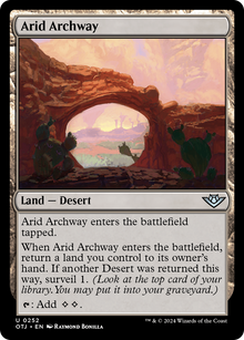 {@C} Arid Archway [Outlaws of Thunder Junction][OTJ 252]